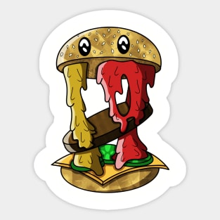 Tasty burger Sticker